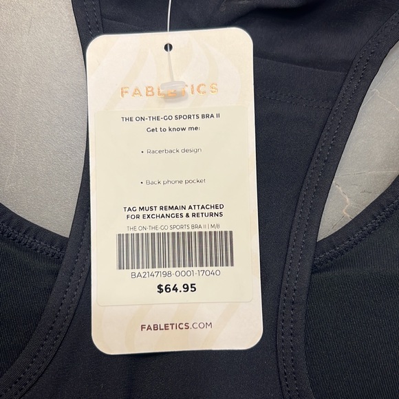 Fabletics Sports Bra Size Medium - Picture 4 of 6